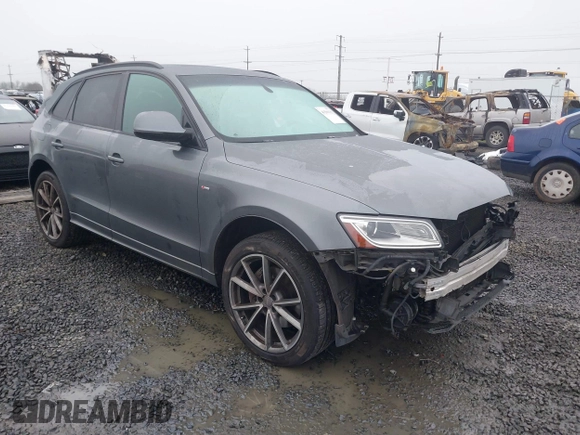 2015 Audi Q5 Premium Plus with VIN WA1DGAFP6FA081672, listed as a IAAI auction lot 41296139 with 93,376 mi miles. Bid and sale history available at carsss.com. Image 1.