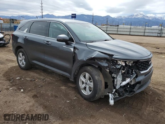 2023 Kia Sorento LX with VIN 5XYRGDLC0PG186353, listed as a Copart auction lot 50159595 with 51,832 mi miles and Salvage Title. Bid and sale history available at carsss.com. Image 4.