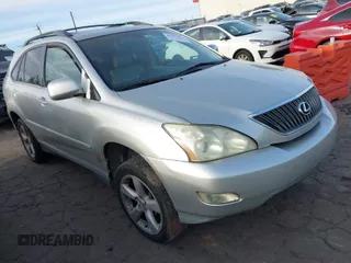 2004 Lexus RX 330 with VIN 2T2HA31UX4C015664, listed as a IAAI auction lot 41727161 with 158,340 mi miles. Bid and sale history available at carsss.com. Image 1.