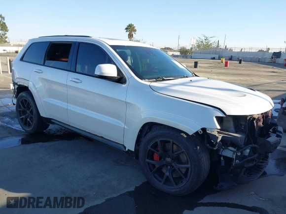 2017 Jeep Grand Cherokee SRT with VIN 1C4RJFDJ7HC600227, listed as a IAAI auction lot 41390600 with 96,841 mi miles. Bid and sale history available at carsss.com. Image 1.