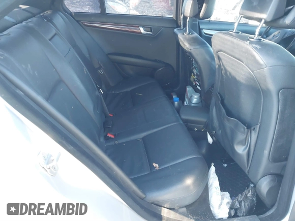 2011 Mercedes-Benz C 300 Sport with VIN WDDGF8BB3BR171193, listed as a IAAI auction lot 41349289 with 227,752 mi miles and . Bid and sale history available at DreamBid. Image 8.