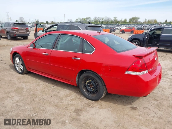 2013 Chevrolet Impala LTZ with VIN 2G1WC5E35D1196425, listed as a IAAI auction lot 42162245 with 180,598 mi miles and . Bid and sale history available at DreamBid. Image 3.