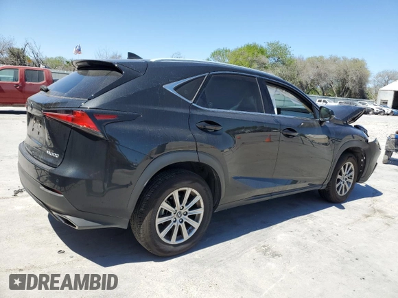 2021 Lexus NX with VIN JTJDARBZ9M2181900, listed as a Copart auction lot 50131785 with 35,595 mi miles and Salvage Title. Bid and sale history available at carsss.com. Image 3.