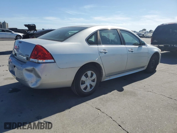2010 Chevrolet Impala LS with VIN 2G1WA5EK5A1109387, listed as a Copart auction lot 44692075 with 93,072 mi miles and Clean Title. Bid and sale history available at DreamBid. Image 3.