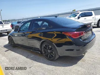 2015 Infiniti Q50 with VIN JN1BV7AP6FM349747, listed as a Copart auction lot 65723545 with 108,795 mi miles and Salvage title. Bid and sale history available at DreamBid. Image 2.