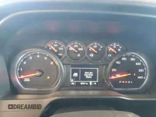 2020 Chevrolet Silverado 1500 Custom with VIN 3GCPWBEF2LG152545, listed as a Copart auction lot 50249955 with 96,417 mi miles and Salvage Title. Bid and sale history available at carsss.com. Image 9.