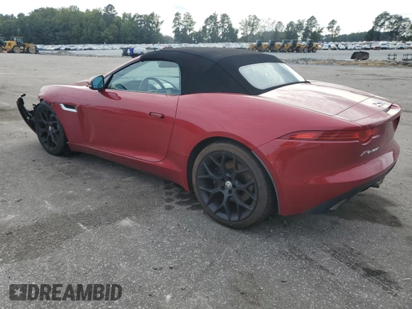 2014 Jaguar F-Type V6 with VIN SAJWA6E73E8K07203, listed as a Copart auction lot 70246224 with 46,641 mi miles and Salvage Title. Bid and sale history available at DreamBid. Image 2.