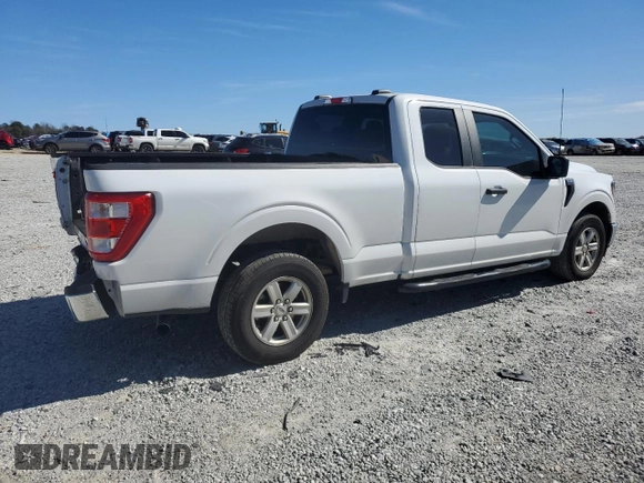 2023 Ford F-150 XL with VIN 1FTEX1CP3PKE58842, listed as a Copart auction lot 44503125 with 63,909 mi miles and Salvage title. Bid and sale history available at DreamBid. Image 3.