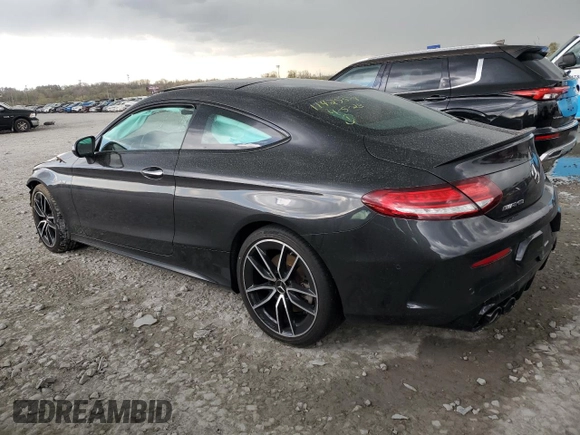 2021 Mercedes-Benz C 43 AMG with VIN W1KWJ6EB9MG089364, listed as a Copart auction lot 52339195 with Not provided miles and Salvage title. Bid and sale history available at DreamBid. Image 2.