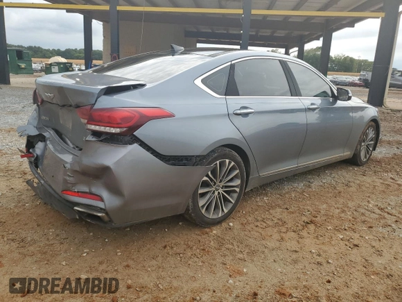 2015 Hyundai Genesis 3.8L with VIN KMHGN4JE4FU019004, listed as a Copart auction lot 64042934 with 163,006 mi miles and Salvage Title. Bid and sale history available at carsss.com. Image 3.