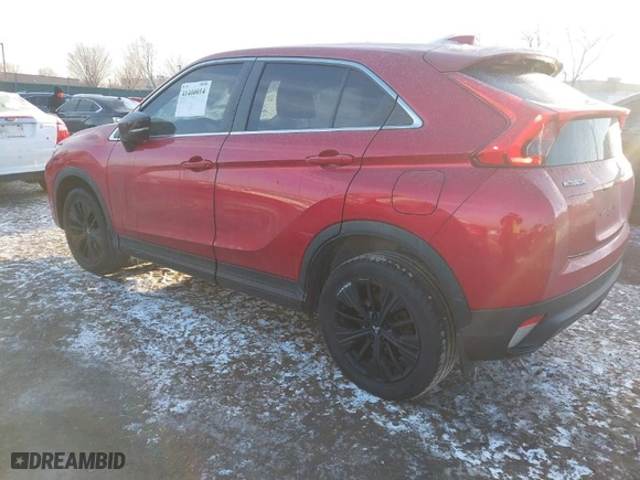 2018 Mitsubishi Eclipse Cross LE with VIN JA4AT4AA1JZ043554, listed as a IAAI auction lot 41400014 with 93,020 mi miles. Bid and sale history available at carsss.com. Image 3.