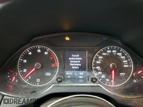 2013 Audi Q5 Premium Plus z VIN WA1DGAFP7DA071536, wystawiony jako Copart lot #49293345 z przebiegiem 201 721 mil mil oraz Szkoda całkowita • Salvage title. Historia ofert i sprzedaży dostępna na DreamBid. Obrazek 9.