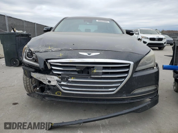 2017 Genesis G80 Ultimate with VIN KMHGN4JF5HU173281, listed as a Copart auction lot 88655005 with 188,294 mi miles and Salvage Title. Bid and sale history available at DreamBid. Image 5.