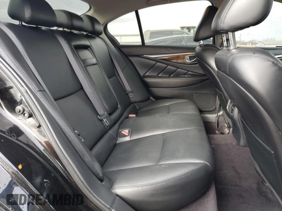 2019 Infiniti Q50 3.0t LUXE with VIN JN1EV7AR5KM554095, listed as a Copart auction lot 50028605 with 82,599 mi miles and Salvage Title. Bid and sale history available at carsss.com. Image 10.