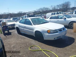 2000 Pontiac Grand Am SE1 with VIN 1G2NF52T0YC509612, listed as a IAAI auction lot 41705491 with 264,125 mi miles. Bid and sale history available at carsss.com. Image 1.