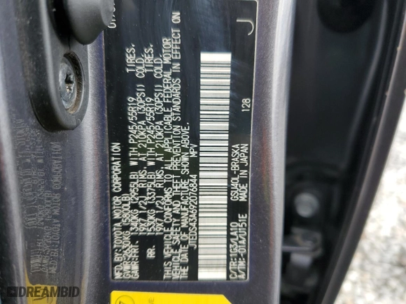 2009 Toyota Highlander Sport with VIN JTEDS43A692076844, listed as a Copart auction lot 45097635 with 174,078 mi miles and Salvage Title. Bid and sale history available at carsss.com. Image 15.