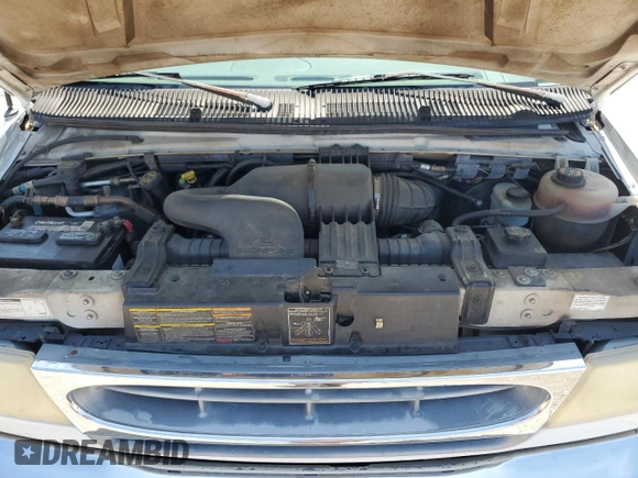 2001 Ford Econoline Passenger XL with VIN 1FBSS31L41HA22362, listed as a Copart auction lot 61076525 with 97,207 mi miles and Salvage title. Bid and sale history available at DreamBid. Image 12.