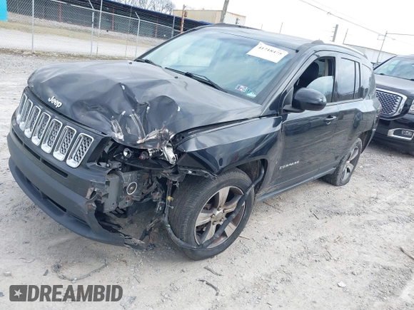 2017 Jeep Compass High Altitude with VIN 1C4NJDEB0HD192822, listed as a IAAI auction lot 41718475 with 97,716 mi miles. Bid and sale history available at carsss.com. Image 17.
