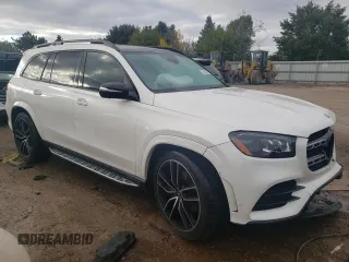 2020 Mercedes-Benz GLS with VIN 4JGFF8GE1LA228124, listed as a Copart auction lot 72089253 with 42,846 mi miles. Bid and sale history available at carsss.com. Image 4.