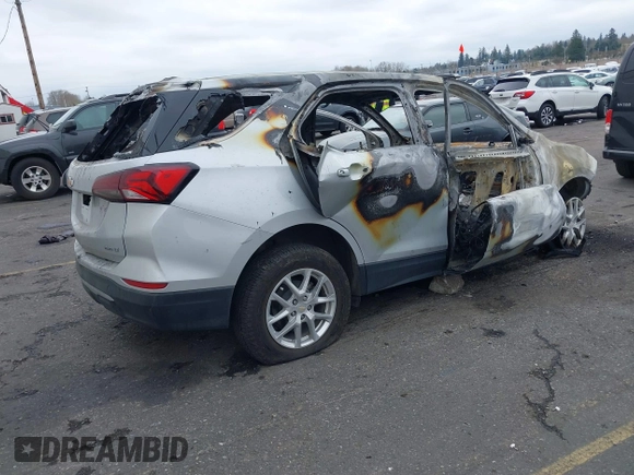 2022 Chevrolet Equinox LT z VIN 3GNAXUEVXNL189074, wystawiony jako IAAI lot #41750453 z przebiegiem Nie podano mil oraz . Historia ofert i sprzedaży dostępna na DreamBid. Obrazek 4.