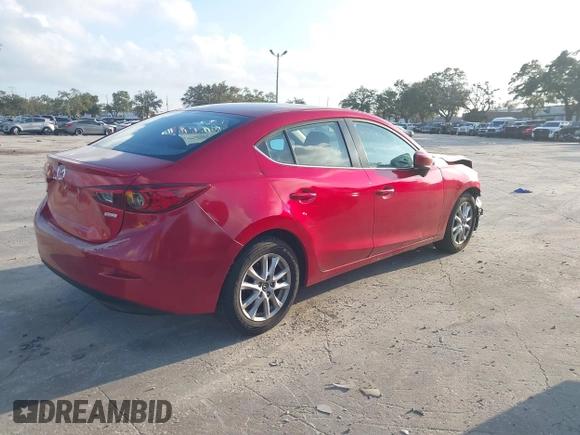 2016 Mazda 3 i Touring with VIN JM1BM1V78G1327596, listed as a IAAI auction lot 41229339 with 118,755 mi miles and . Bid and sale history available at DreamBid. Image 4.