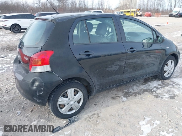 2010 Toyota Yaris with VIN JTDKT4K35A5280923, listed as a IAAI auction lot 41270556 with 175,643 mi miles. Bid and sale history available at carsss.com. Image 4.