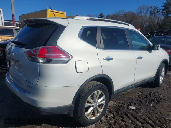 2014 Nissan Rogue S with VIN 5N1AT2MV7EC871346, listed as a IAAI auction lot 41606376 with 127,292 mi miles. Bid and sale history available at carsss.com. Image 4.