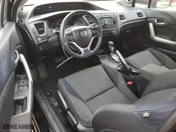 2014 Honda Civic Coupe LX with VIN 2HGFG3B54EH511862, listed as a Copart auction lot 53186585 with 174,498 mi miles and Salvage Title. Bid and sale history available at carsss.com. Image 8.