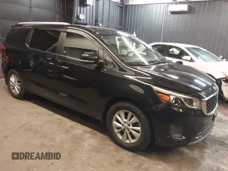 2016 Kia Sedona LX with VIN KNDMB5C10G6196316, listed as a IAAI auction lot 41766504 with 109,785 mi miles. Bid and sale history available at carsss.com. Image 1.