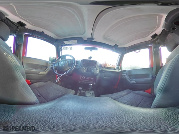 2012 Jeep Wrangler Unlimited Sport with VIN 1C4HJWDG7CL114297, listed as a Copart auction lot 42144525 with 165,482 mi miles and Salvage Title. Bid and sale history available at carsss.com. Image 14.