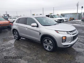 2024 Mitsubishi Outlander Sport S with VIN JA4ARUAU5RU014897, listed as a IAAI auction lot 41573677 with 13,740 mi miles. Bid and sale history available at carsss.com. Image 1.