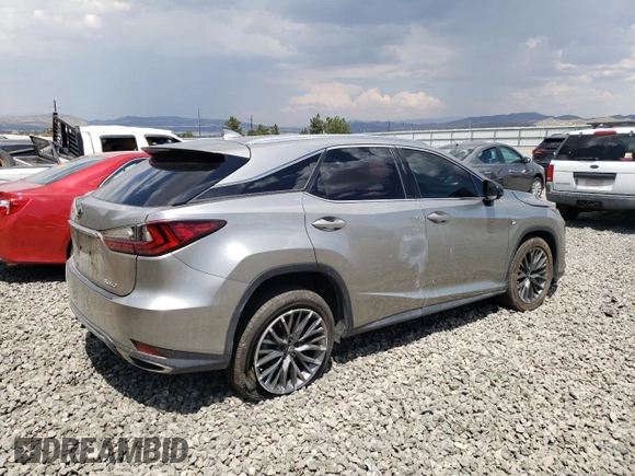 2021 Lexus RX with VIN 2T2SZMDA7MC259326, listed as a Copart auction lot 63167454 with 44,070 mi miles and Salvage Title. Bid and sale history available at carsss.com. Image 3.