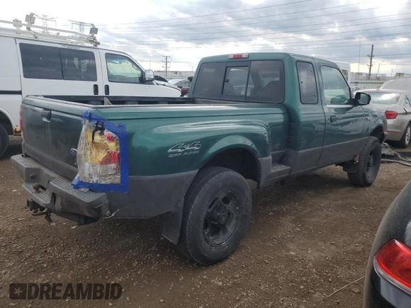 2000 Ford Ranger XL with VIN 1FTZR15VXYPB87516, listed as a Copart auction lot 52945795 with 165,652 mi miles and Salvage title. Bid and sale history available at DreamBid. Image 3.