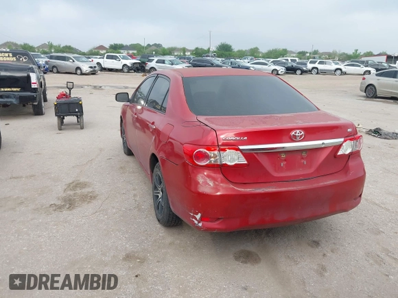 2011 Toyota Corolla L with VIN 2T1BU4EE2BC601203, listed as a IAAI auction lot 41913651 with 180,942 mi miles. Bid and sale history available at carsss.com. Image 3.