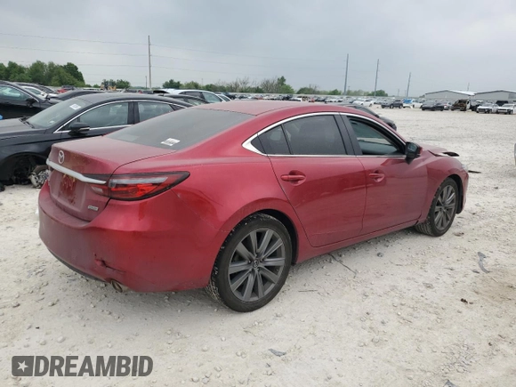2018 Mazda Mazda6 Touring with VIN JM1GL1VM0J1315691, listed as a Copart auction lot 51762115 with 80,100 mi miles and Salvage Title. Bid and sale history available at carsss.com. Image 3.