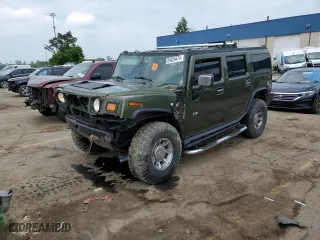 2003 Hummer H2 with VIN 5GRGN23U93H122807, listed as a Copart auction lot 54326474 with 161,945 mi miles and Salvage Title. Bid and sale history available at carsss.com. Image 1.