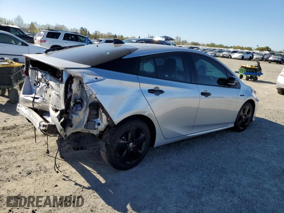 2022 Toyota Prius L Eco with VIN JTDKAMFU6N3174068, listed as a Copart auction lot 50403295 with 102,265 mi miles and Salvage Title. Bid and sale history available at DreamBid. Image 3.