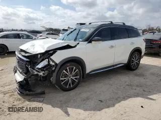 2023 Infiniti QX60 Autograph z VIN 5N1DL1HU4PC368286, wystawiony jako Copart lot #44246645 z przebiegiem 32 467 mil mil oraz Szkody całkowita. Historia ofert i sprzedaży dostępna na DreamBid. Obrazek 1.