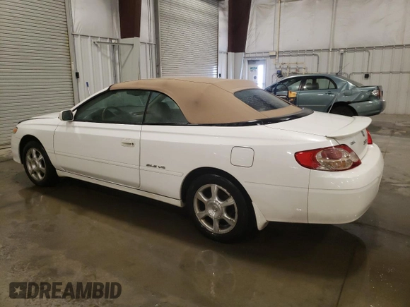 2003 Toyota Solara SE with VIN 2T1FF28P93C610446, listed as a Copart auction lot 87006284 with 249,343 mi miles and Salvage Title. Bid and sale history available at carsss.com. Image 2.