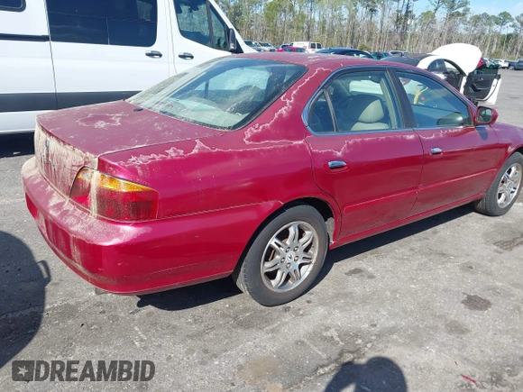 1999 Acura TL with VIN 19UUA5659XA024818, listed as a IAAI auction lot 41777541 with 223,139 mi miles. Bid and sale history available at carsss.com. Image 4.