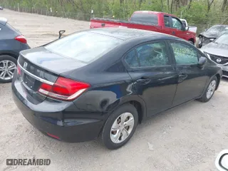 2015 Honda Civic Sedan LX with VIN 19XFB2F53FE067744, listed as a IAAI auction lot 42082935 with 151,553 mi miles. Bid and sale history available at carsss.com. Image 4.