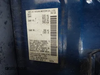2018 Nissan Maxima S with VIN 1N4AA6AP0JC386490, listed as a IAAI auction lot 40844560 with 75,788 mi miles and . Bid and sale history available at DreamBid. Image 9.