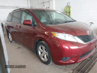 2012 Toyota Sienna LE AAS with VIN 5TDKK3DC9CS247320, listed as a IAAI auction lot 42049985 with 158,159 mi miles. Bid and sale history available at carsss.com. Image 1.