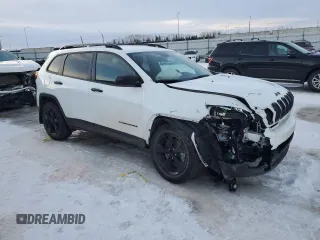 2018 Jeep Cherokee with VIN 1C4PJMAX7JD593297, listed as a Copart auction lot 88072195 with 36,817 mi miles and Salvage title. Bid and sale history available at DreamBid. Image 4.