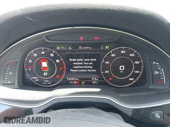 2019 Audi Q7 Premium Plus z VIN WA1LABF70KD010916, wystawiony jako IAAI lot #42027043 z przebiegiem 143 812 mil mil oraz . Historia ofert i sprzedaży dostępna na DreamBid. Obrazek 7.