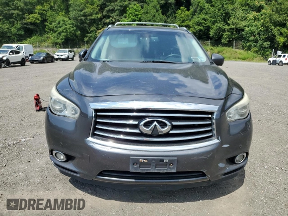 2014 Infiniti QX60 with VIN 5N1AL0MM8EC530162, listed as a Copart auction lot 64477165 with 106,642 mi miles and Salvage title. Bid and sale history available at DreamBid. Image 5.