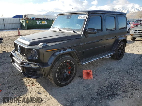 2022 Mercedes-Benz G 63 AMG z VIN W1NYC7HJ1NX439246, wystawiony jako Copart lot #88161225 z przebiegiem 7 607 mil mil oraz Szkoda całkowita • Salvage title. Historia ofert i sprzedaży dostępna na DreamBid. Obrazek 1.