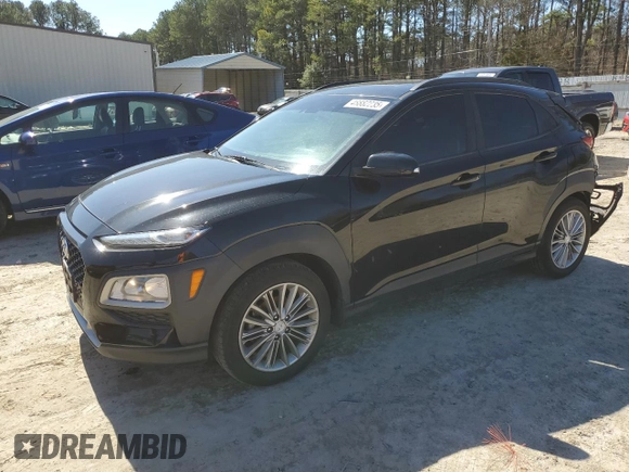 2019 Hyundai Kona SEL with VIN KM8K62AA7KU360206, listed as a Copart auction lot 48882235 with 120,730 mi miles and Salvage Title. Bid and sale history available at carsss.com. Image 1.