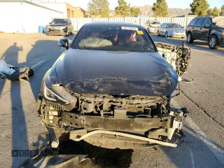 2017 Infiniti Q60 Red Sport 400 with VIN JN1FV7EL4HM701896, listed as a Copart auction lot 80770654 with 96,708 mi miles and Salvage Title. Bid and sale history available at carsss.com. Image 5.