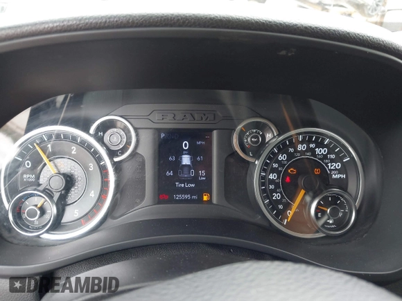 2020 Ram 2500 Big Horn with VIN 3C6UR5DL9LG159759, listed as a IAAI auction lot 41625645 with 125,595 mi miles and . Bid and sale history available at DreamBid. Image 7.